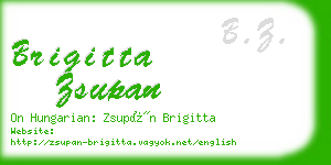 brigitta zsupan business card